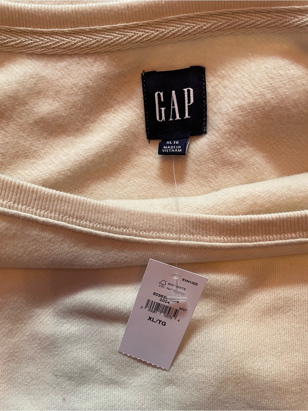 NWT GAP Natural/Tan Sweat Short Set